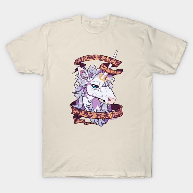 Filigree Unicorn T-Shirt by KiRAWRa